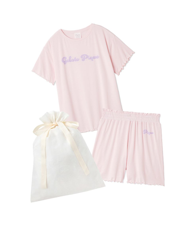 【ラッピング済み】カラフルロゴTシャツ&ショートパンツSET
