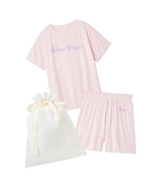 【ラッピング済み】カラフルロゴTシャツ&ショートパンツSET