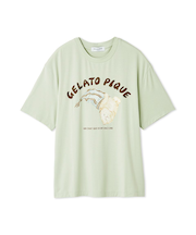 【HOMME】sleeping cat ワンポイントTシャツ