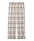 【HOMME】トレンドチェック柄ロングパンツ