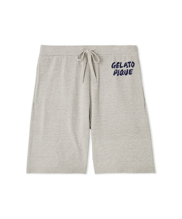 【HOMME】ロゴジャガードハーフパンツ