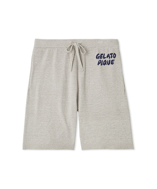 【HOMME】ロゴジャガードハーフパンツ