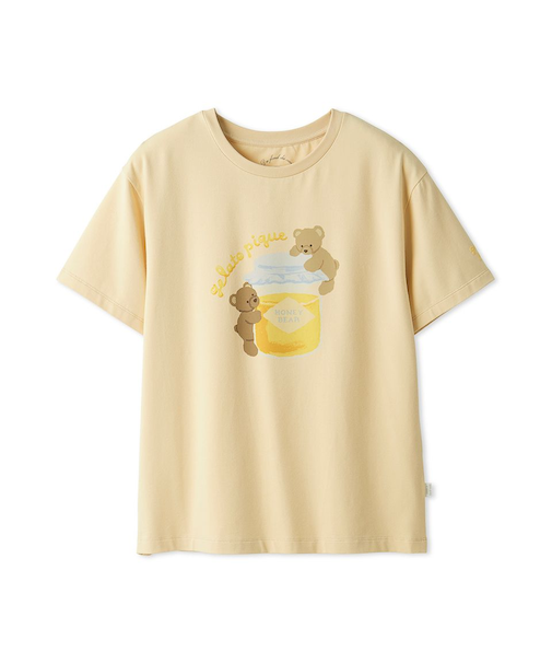 はちみつベア柄ワンポイントTシャツ