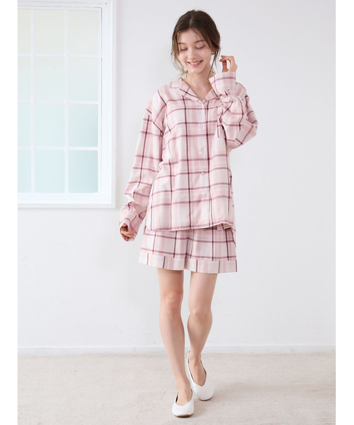 トレンドチェック柄ショートパンツ