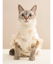 【CAT&DOG】オータムケーキ柄プルオーバー