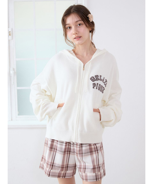 ジェラピケ ドラミちゃん ジャガードパーカー 値下げ可⭕️ トラッドアイスクリームジャガードパーカー｜ジェラートピケの