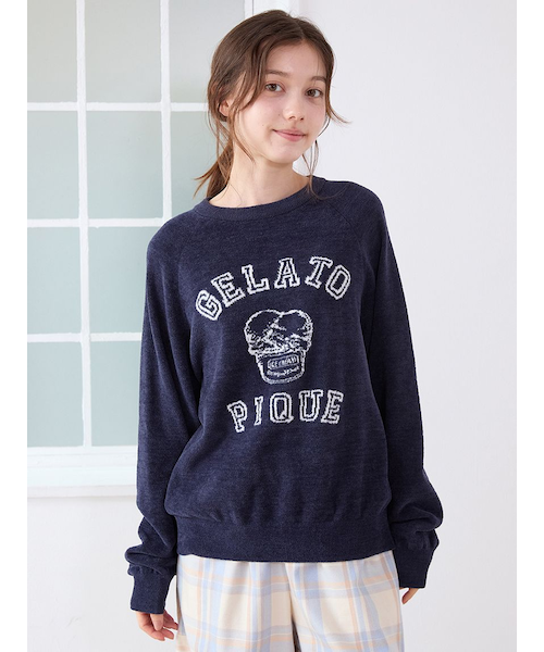 【新品タグ付き】 ジェラートピケ♡アイスジャガードプルオーバー gelato pique（ジェラートピケ）の「アイスジャガードプル
