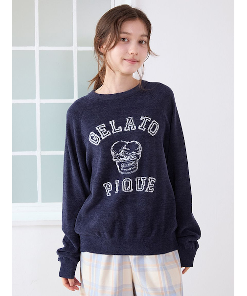 トラッドアイスクリームジャガードプルオーバー