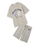 【ONLINE限定】【HOMME】sleeping cat ジャガードプルオーバー＆ハーフパンツセット