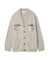 【HOMME】sleeping cat ジャガードカーディガン