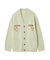 【HOMME】sleeping cat ジャガードカーディガン