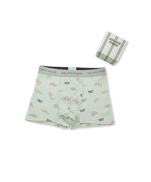 【HOMME】sleeping cat 総柄ボクサーパンツ