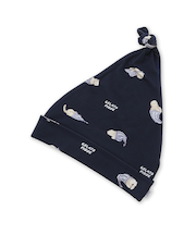 【HOMME】sleeping cat 総柄ナイトキャップ