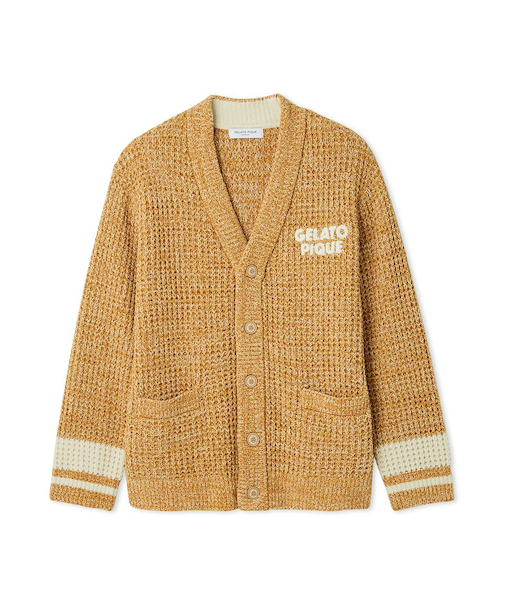 【HOMME】メランジワッフルカーディガン