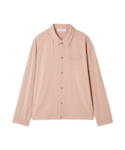 【HOMME】レーヨンカレッジロゴシャツ