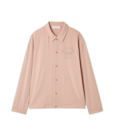 【HOMME】レーヨンカレッジロゴシャツ