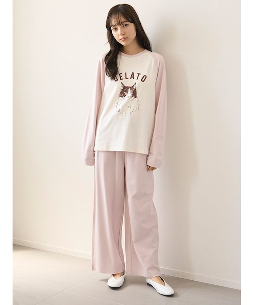 ワンポイントロングパンツ
