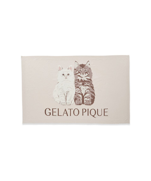 新品】ジェラートピケ CATブランケット gelato pique｜CATジャガード