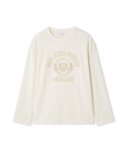 【HOMME】レーヨンカレッジロゴTシャツ