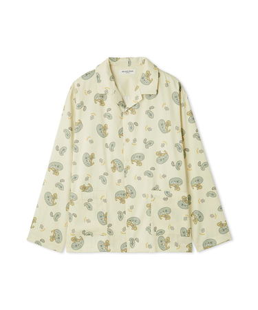 【HOMME】ペーズリープリントシャツ