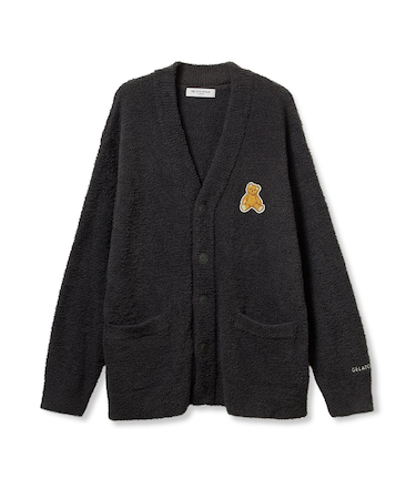 【ONLINE限定】【HOMME】ベビモコベアワンポイントカーディガン
