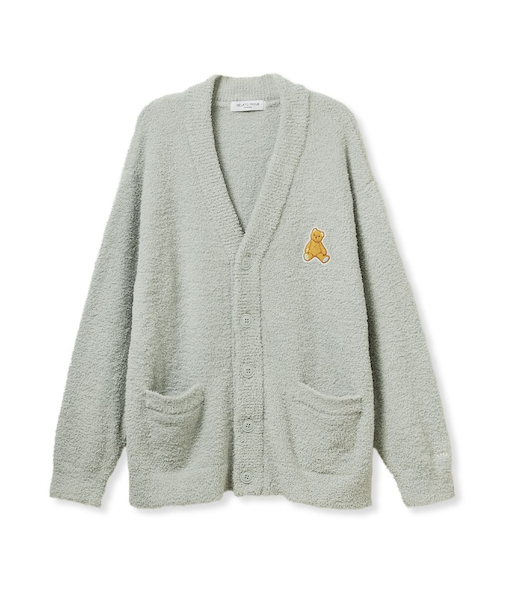 【ONLINE限定】【HOMME】ベビモコベアワンポイントカーディガン