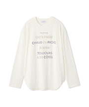 【HOMME】カラーワンポイントシャツテールロンT
