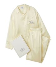 【JOEL ROBUCHON】【販路限定】【HOMME】シルクサテンシャツ&ロングパンツセット