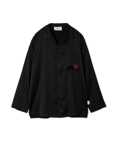 【JOEL ROBUCHON】【HOMME】サテンジャガードシャツ