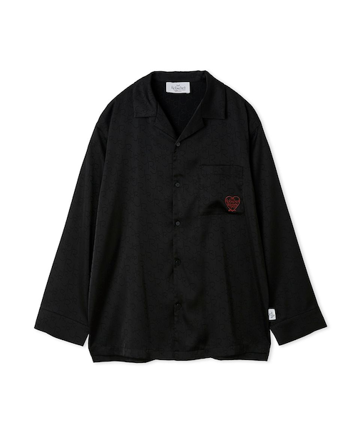 【JOEL ROBUCHON】【HOMME】サテンジャガードシャツ