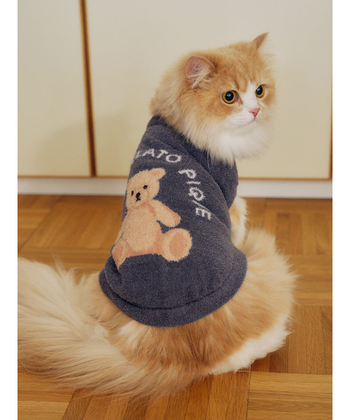 CAT&DOG】ベビモコシュナウザージャガードプルオーバー｜ジェラート