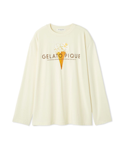 【HOMME】レーヨンダブルジェラートロゴロンT