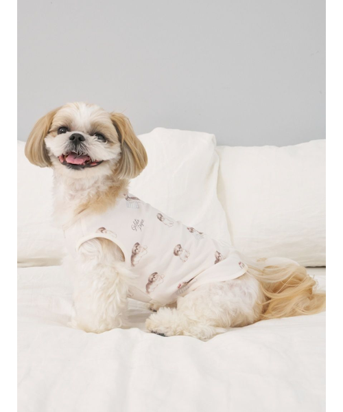 CAT&DOG】シーズー柄プルオーバー｜ジェラートピケの通販｜&mall