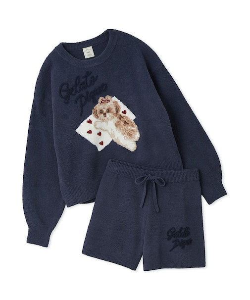 【ONLINE限定】シーズージャガードプルオーバー＆ベビモコショートパンツセット