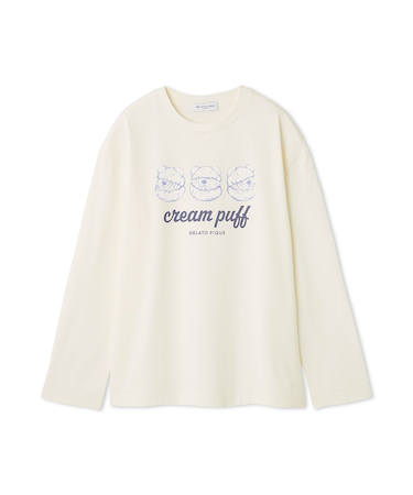 【HOMME】スイーツベアプリントロンT