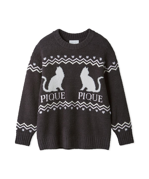 HALLOWEEN】CATジャガードプルオーバー｜ジェラートピケの通販