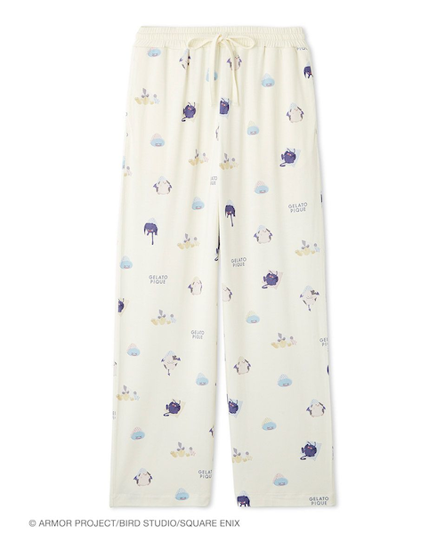 ジェラートピケ ドラゴンクエスト アソートモンスター総柄ロングパンツ レディース ドラゴンクエスト】【レディース】アソートモンスター総柄ロングパンツ