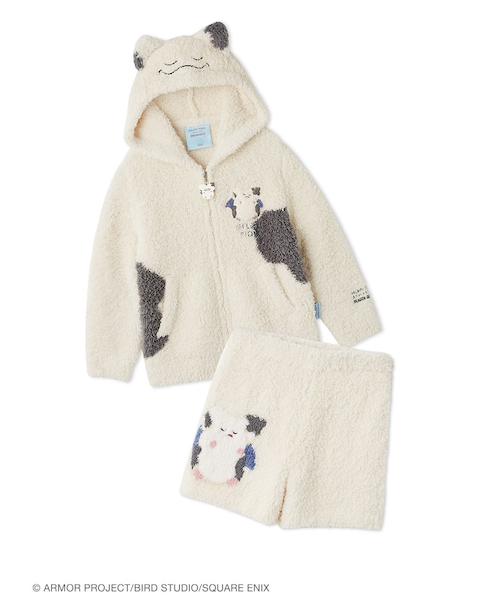 最安値【ドラゴンクエスト】ジェラートモーモンパーカ＆ハーフパンツセット ドラゴンクエスト】【キッズ】ジェラートモーモンパーカ＆ハーフ