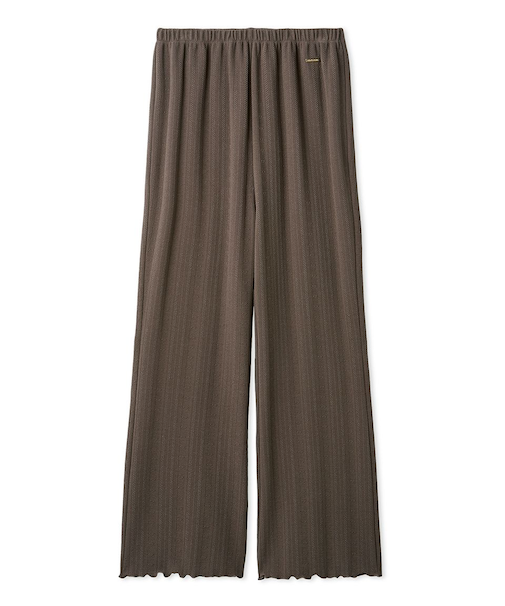ハートふくれジャガードロングパンツ