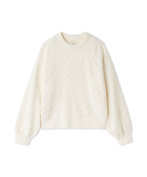 ハート柄プルオーバー｜ジェラートピケの通販｜&mall（アンド