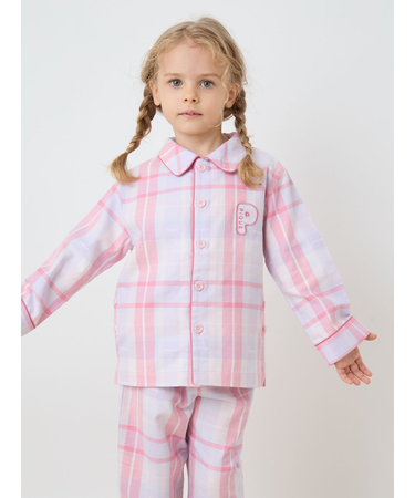 【KIDS】チェック柄シャツ
