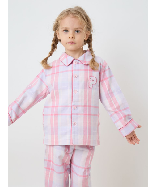 【KIDS】チェック柄シャツ