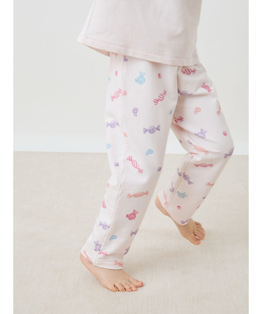 【KIDS】キャンディ柄ロングパンツ