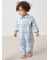 【BABY】チェック柄シャツロンパース