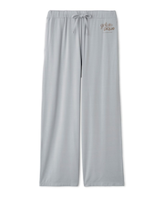 【HOMME】ロゴワンポイントプリントロングパンツ