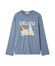【HOMME】レーヨンジェラートベアプリントロンT