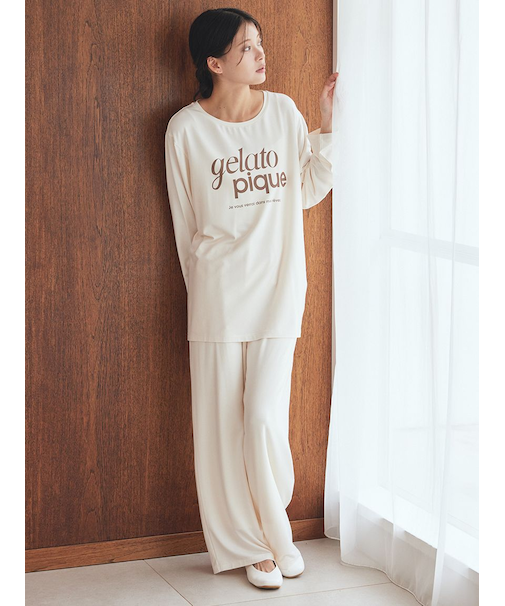 レーヨンロゴロングパンツ