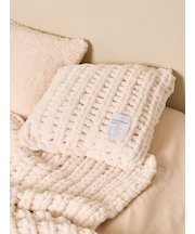 【Sleep】チャンキーニット クッションカバー