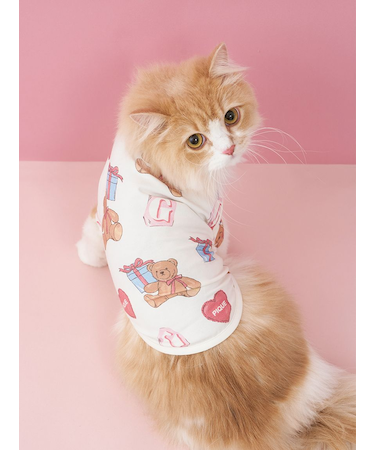 【CAT&DOG】フェイバリット柄プルオーバー