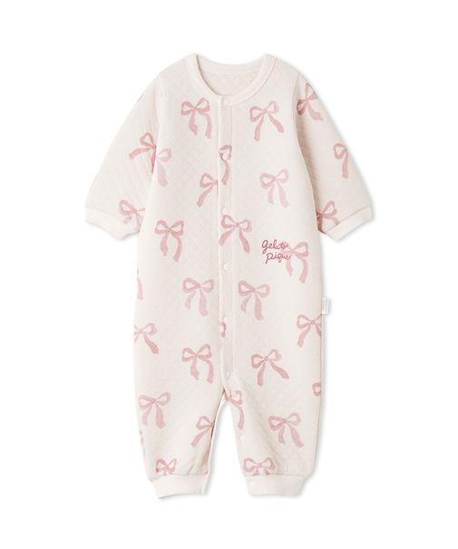 【販路限定】【BABY】新生児キルティング2WAYオール
